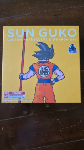 Cabelos ao vento Goku SH Figuarts + Kamehame DFha e faces