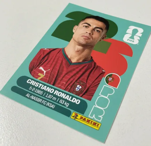 Figurinha original Cristiano Ronaldo