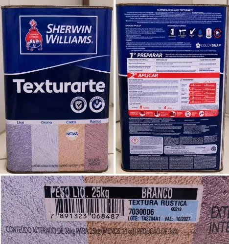 Tinta textura nova