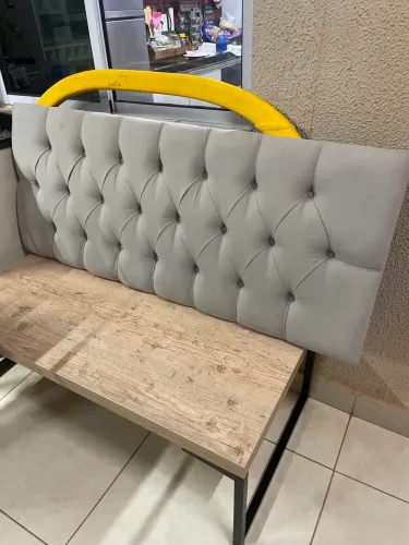 Vendo cabeceira estofada capitonê box casal, 140cm largura X 60cm altura