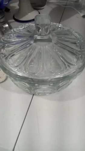 Compoteira de vidro