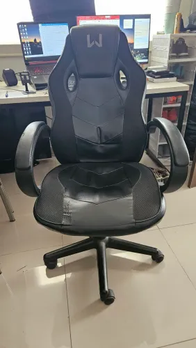 Cadeira de escritório gamer preta