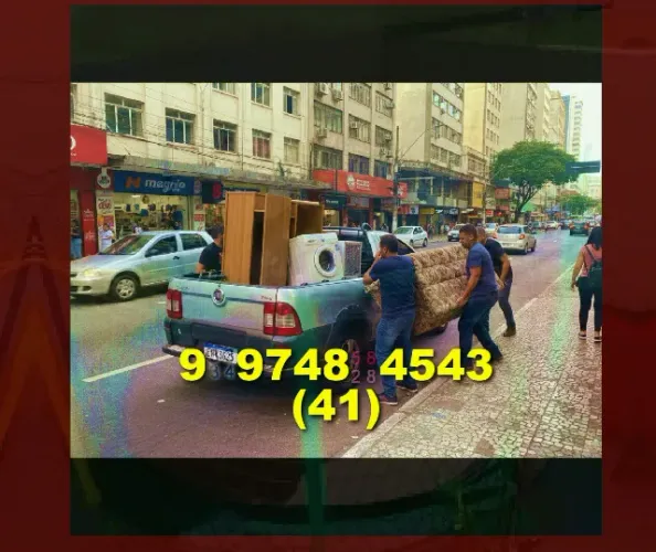 Frete para Vila Izabel e Santa Felicidade! Transporte seguro e rápido!