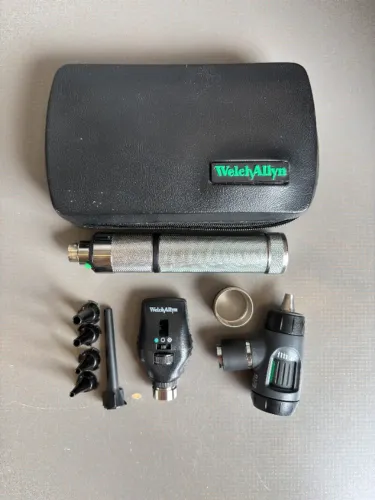 Otoscópio & Oftalmoscópio Kit Profissional Welch Allyn, REF 23820 & 11720