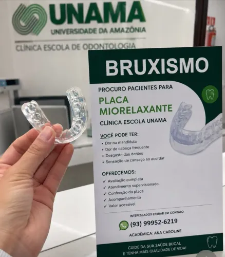 Preciso de Paciente para Placa de Bruxismo 