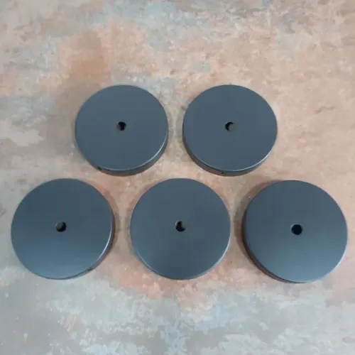 Jogo com 5 canoplas para pendente 10 cm de diâmetro