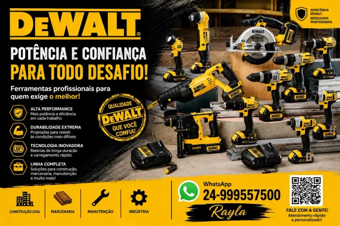 Vendo produtos Dewalt 