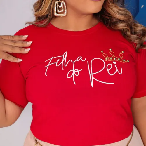Blusa t-shirt plus size