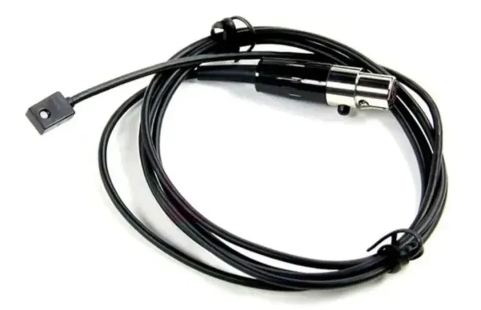 microfone de lapela miniatura da Shure, modelo Shure SM93 usado
