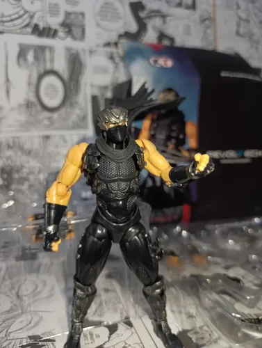Action Figure Ryu Hayabusa Kaiyodo Revoltech Ninja Gaiden Boneco Colecionável - N