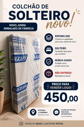 Vendo colchão de solteiro