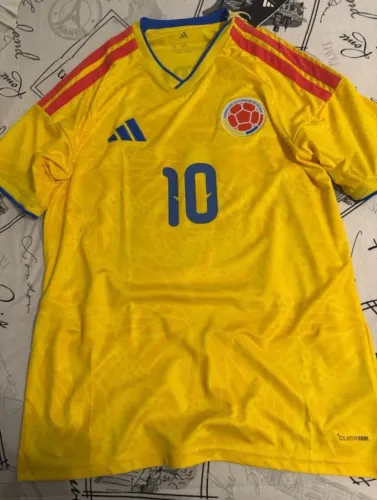 camiseta Colômbia james 10 original adidas com etiqueta