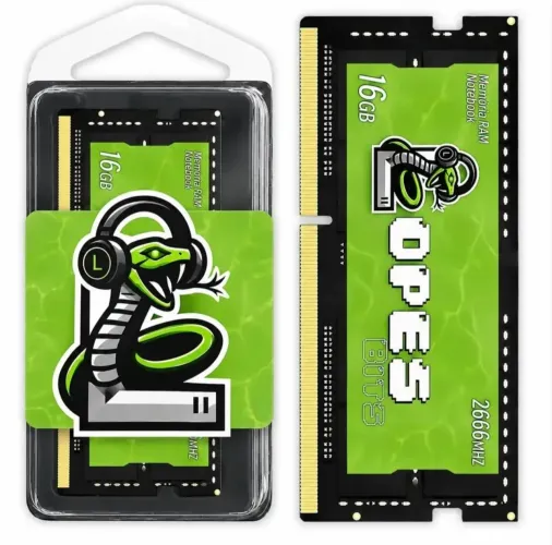 Memória Ram Notebook Lopes Bits Ddr4 16gb 2666mhz Gamer CL22