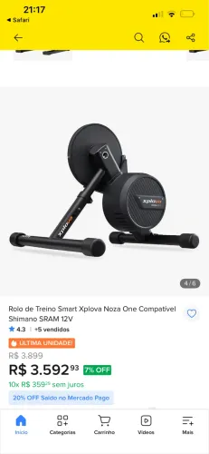 Rolo de treino Smart Noza