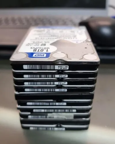 Lote 10 HDs 1 Terabyte