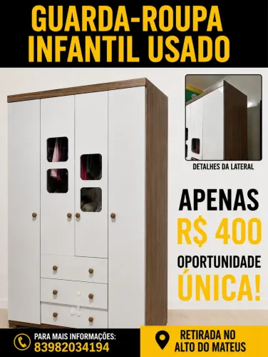 GUARDA-ROUPA INFANTIL