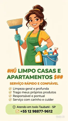 ? SERVIÇOS DOMÉSTICOS COMPLETOS - QUALIDADE E CONFIANÇA