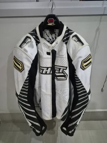 Jaqueta 100% couro para moto