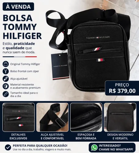 Bolsa Tiracolo Tommy