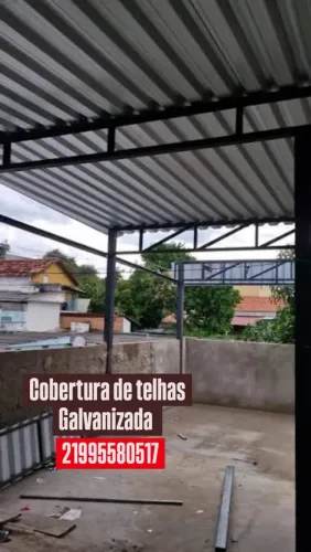 Telhado Galvanizado sobre medidas.