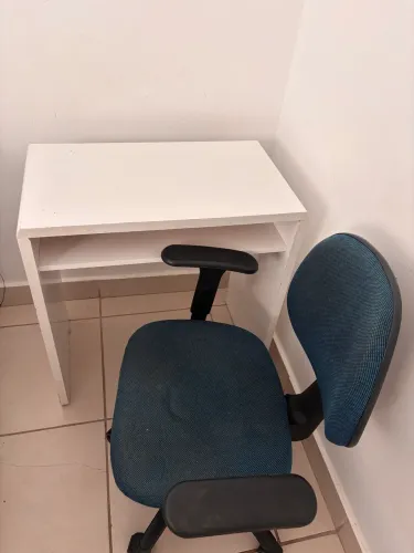 Mesa para Escritório + Cadeira Giratória 