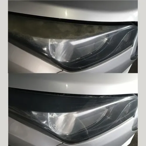 Farol fosco, arranhado e amarelado dá aparência de carro velho!