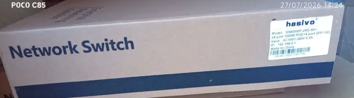 Vendo esses network switch modelo S5800WP