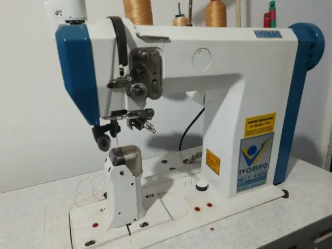 Maquina de costurar couro de coluna