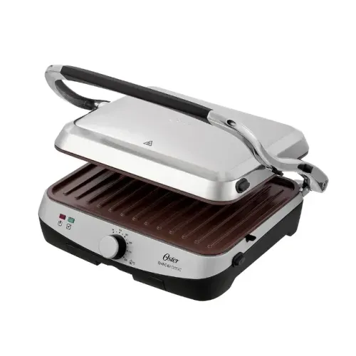 Grill e Sanduicheira Oster Bioceramic 2 em 1
