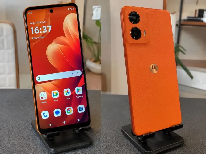 Moto G06 Novo - Cor Laranja