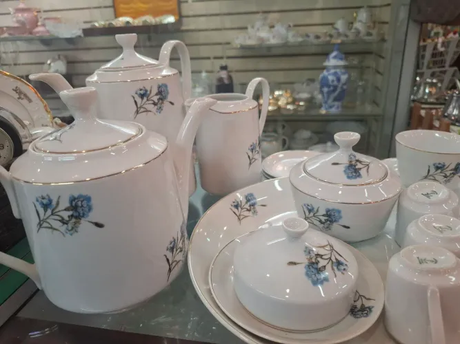 Conjunto Chá e Café Steatita 46 peças 