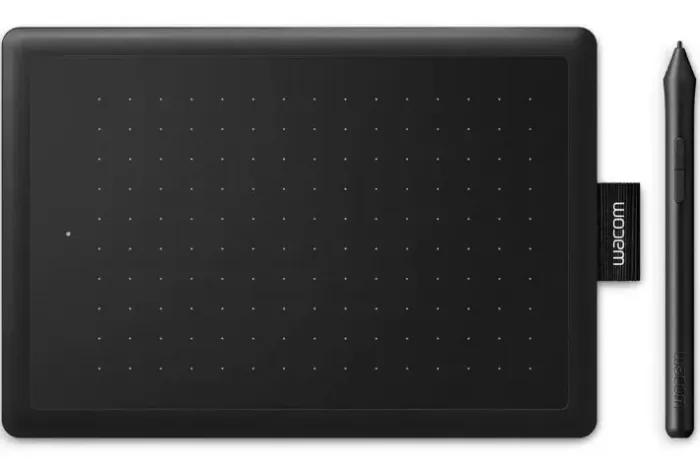 Mesa Digitalizadora One By Wacom CTL472, Pequena, Cor Preto e Vermelho