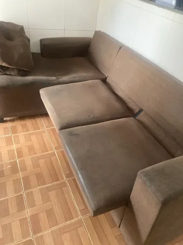 Sofá 5 lugares com chaise