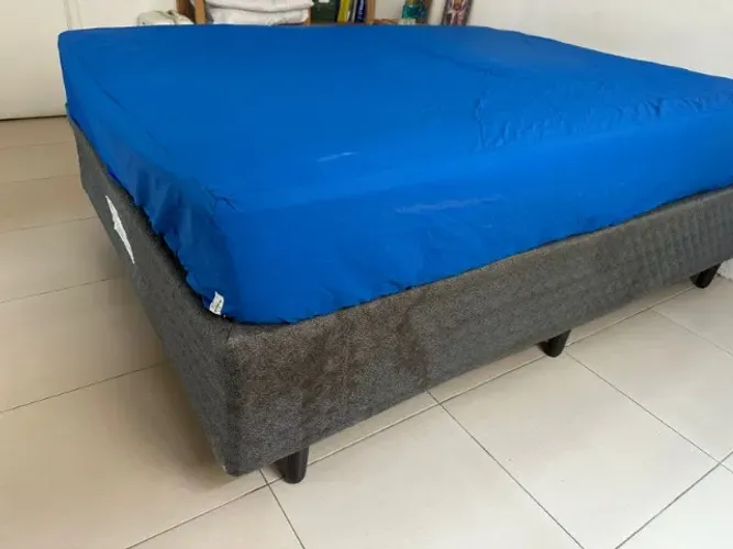 Cama Box de Casal Bifllex com Colchão de Molas Ensacadas