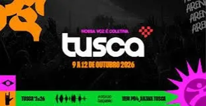 Avulso tenda Tusca 2026 domingo