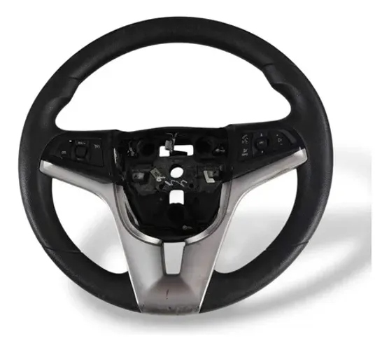 Volante Comando Som Chevrolet Onix 2016 2017 2018 2019 Prata