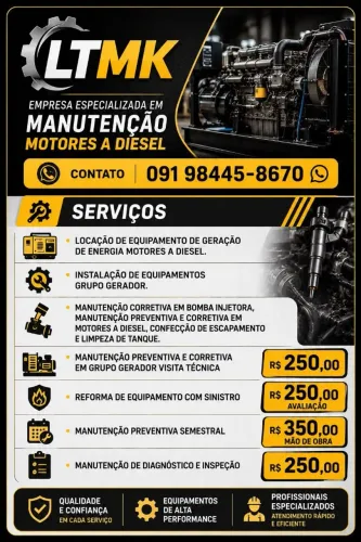 LTMK - Especializada em Motores a Diesel, Contato: *