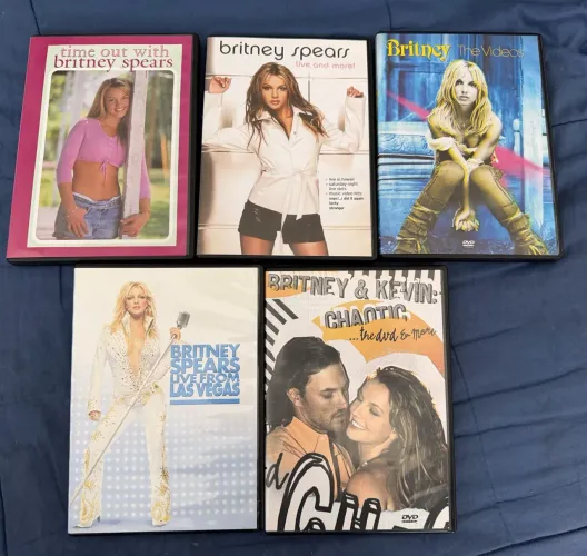 5 dvds Britney Spears