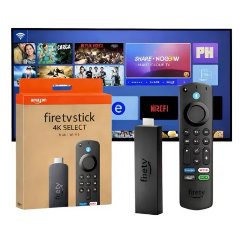 Fire Tv Stick 4k Amazon WI-FI Comando de Voz Alexa