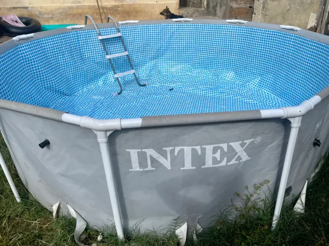 Piscina Estruturada Intex 9000 LITROS 90 Cm Prism Frame Premium Pool Set. 