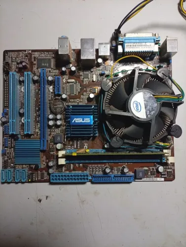 Kit placa mãe Asus P5g41t-lx2,Dual core,2gb,cooler