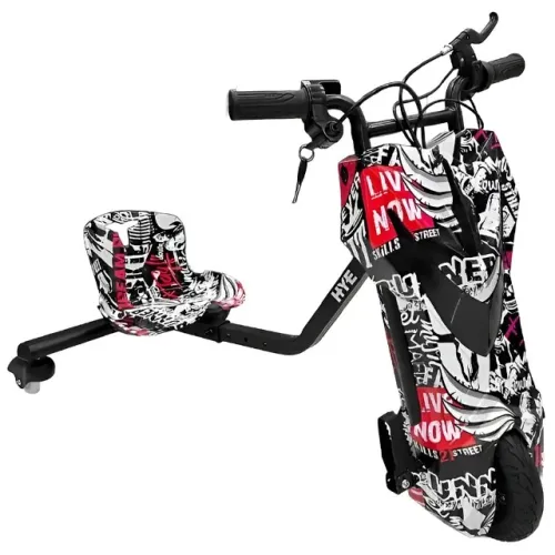 Triciclo Elétrico Drift 3 Velocidades Infantil Bluetooth Led Cor Street 250W