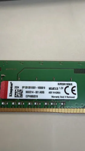 Memória RAM DDR4 8GB 2666MHz Kingston ValueRAM Desktop