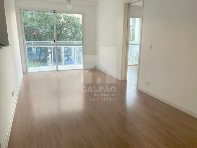 Apartamento tipo studio, possui 49 m², com 1 dormitório, 1 banheiro, Cozinha americana int