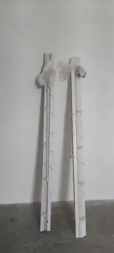  2 Cortina branca para janela sem defeitos 1,2 regulavel 0 mlargura 