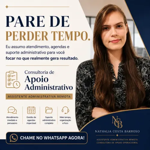 Consultoria de Apoio Administrativo | Assistente Administrativo Remota