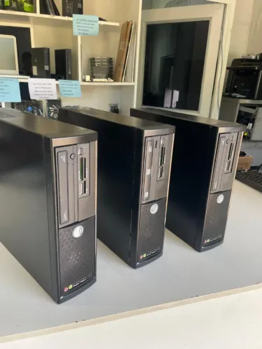 lote 3 gabinetes slin  atx preto com fonte 300w real 80plus s/novo usb /som  garantia e nf