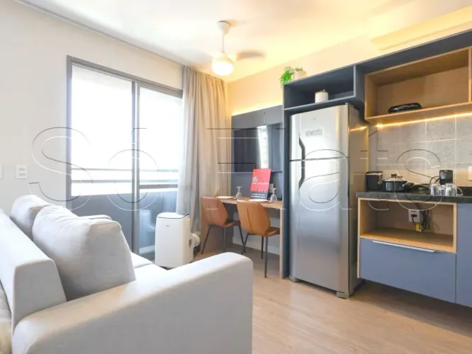Studio Viva Benx Faria Lima, disponível para locação com 24m² e 1 dormitório.