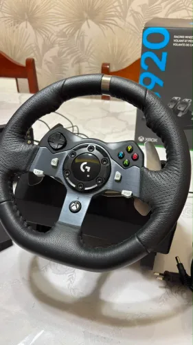 Volante LOGITECH G920 Completo + Freio de Mão para Drift