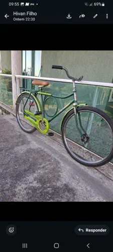 Bicicleta monark barra circular